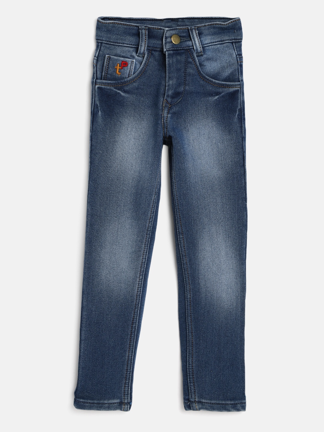 

Toonyport Boys Blue Slim Fit Clean Look Stretchable Jeans
