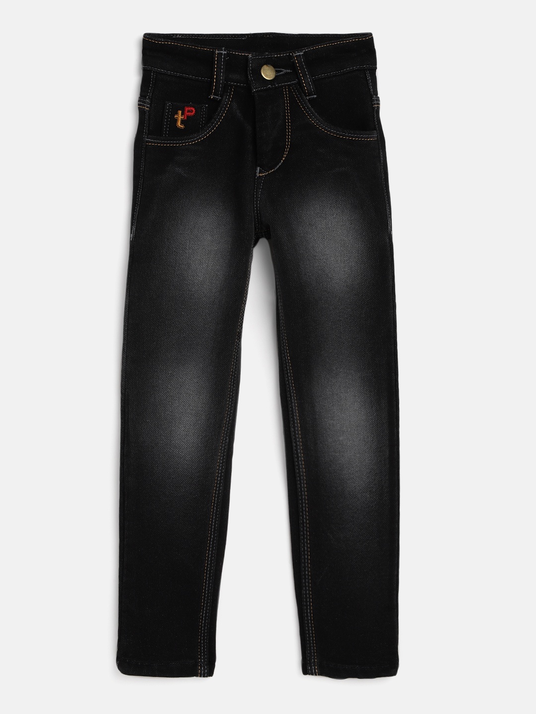 

Toonyport Boys Black Slim Fit Clean Look Stretchable Jeans