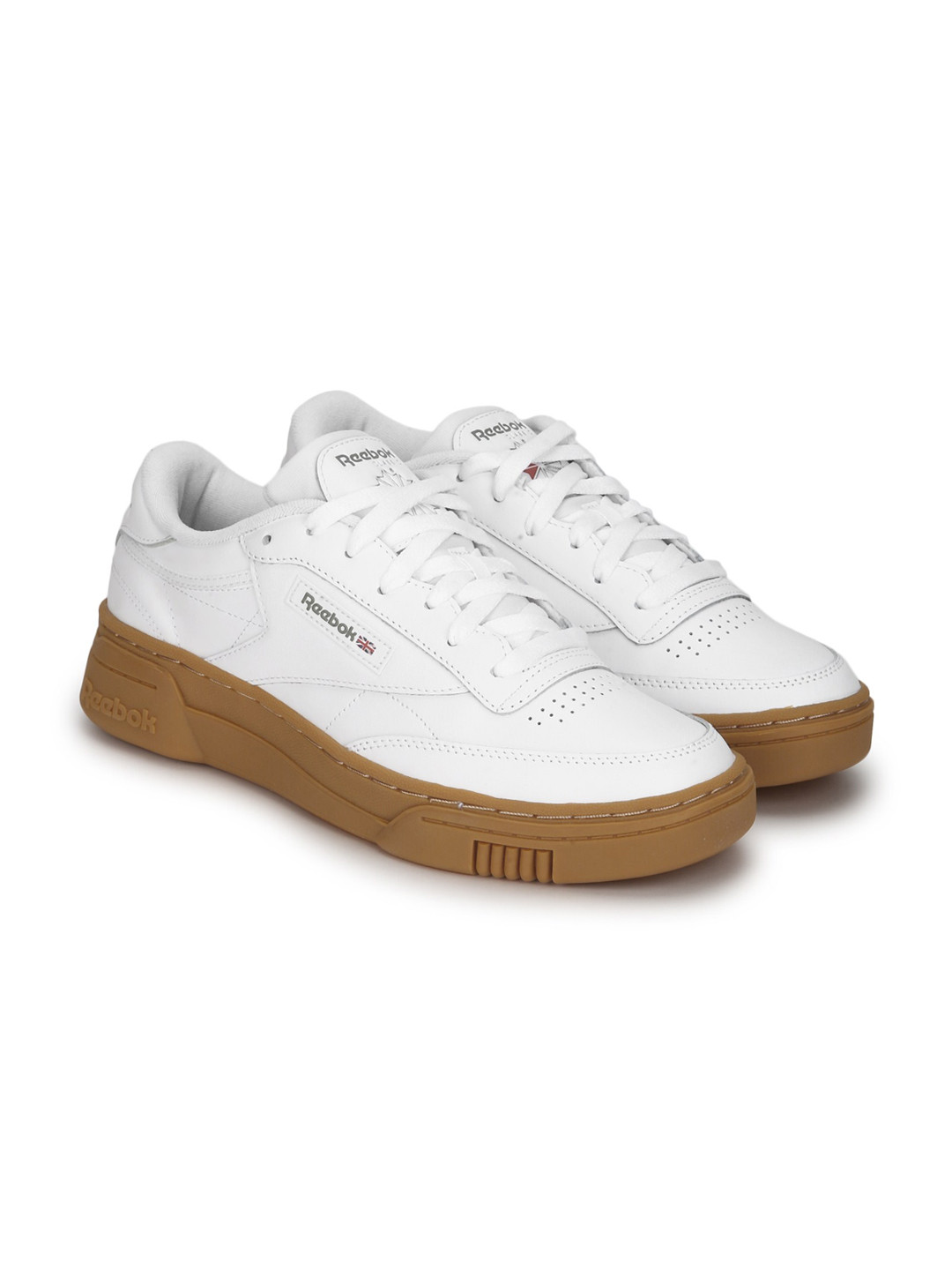 

Reebok Classic Unisex White CLUB C STACKED Sneakers