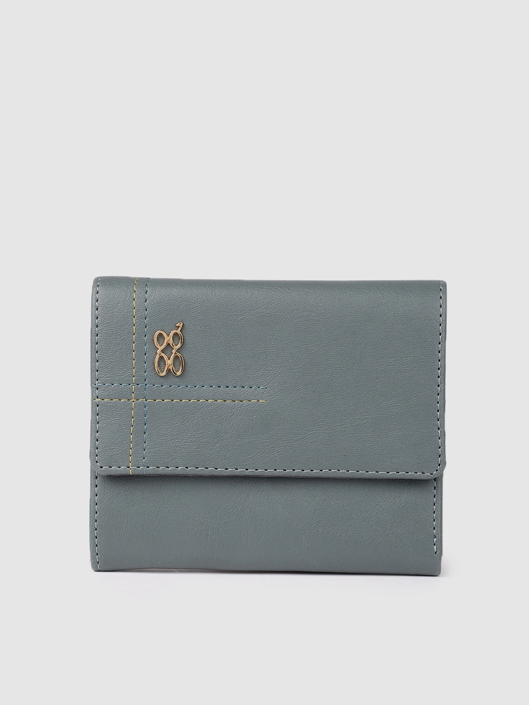 

Baggit Women Blue Three Fold Wallet