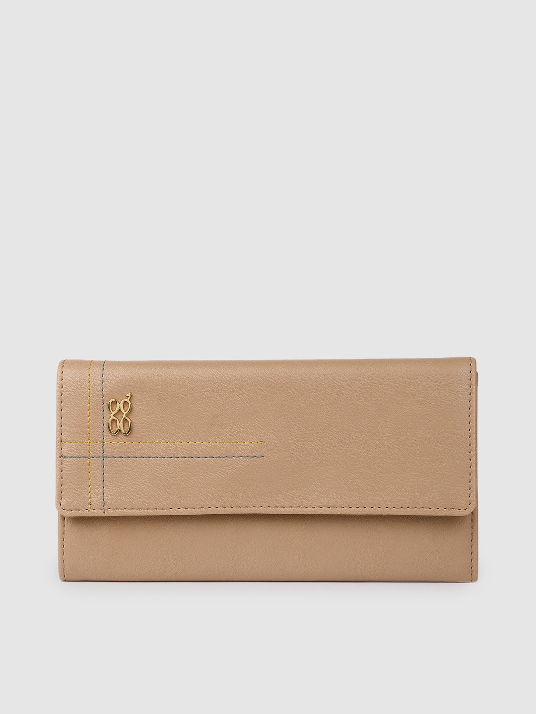 

Baggit Women Nude-Coloured Two Fold Wallet