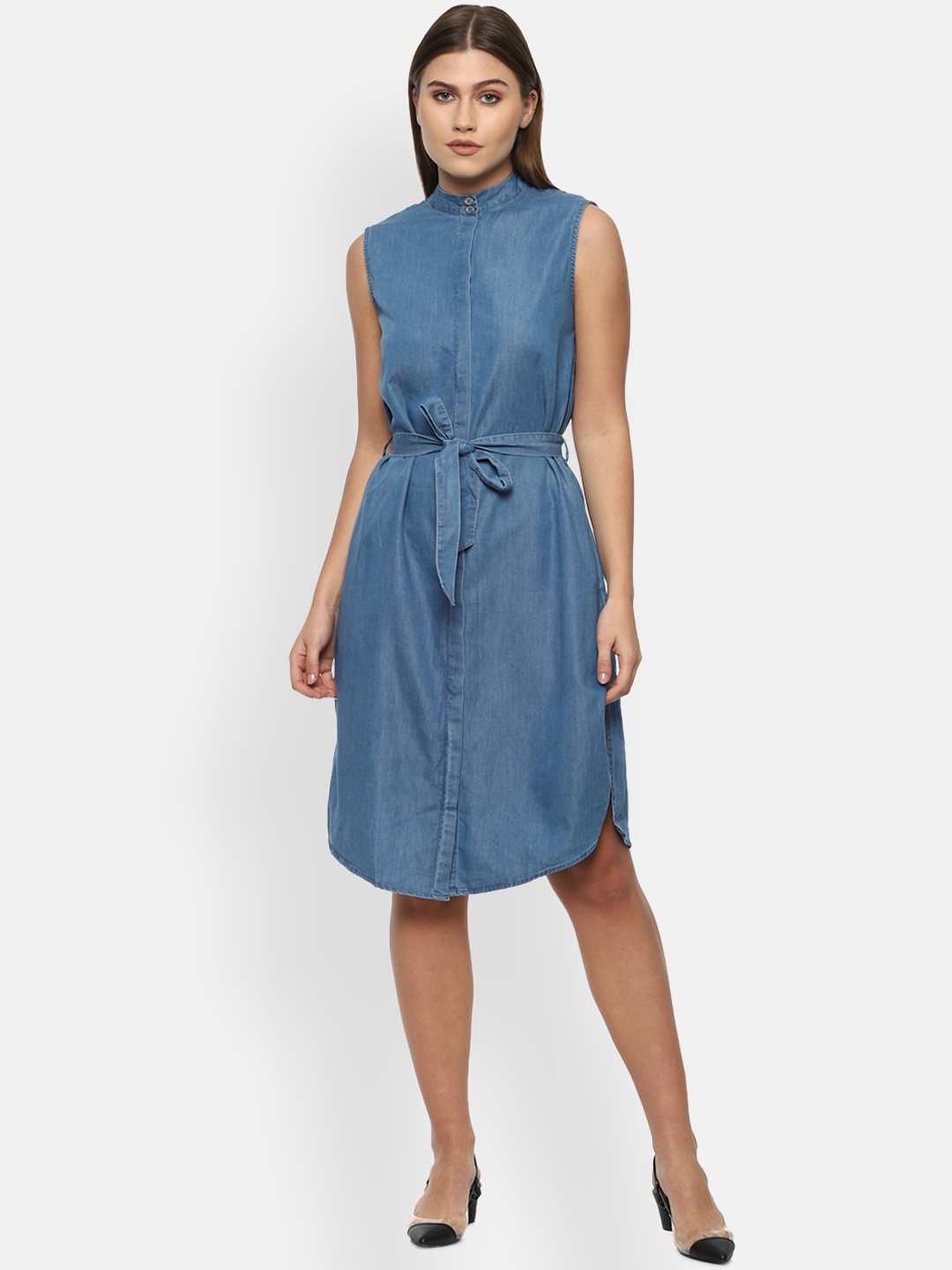 

Van Heusen Woman Blue Shirt Dress