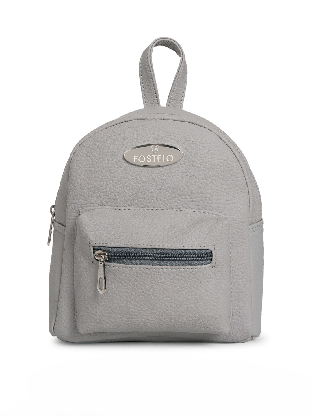 

Fostelo Women Grey Textured Backpack