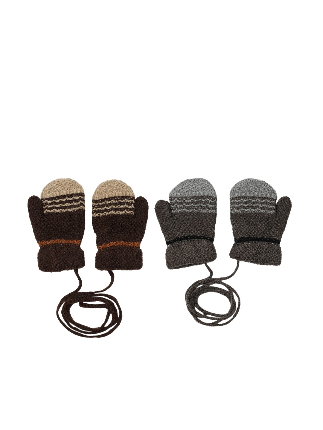 

FabSeasons Kids Pack of 2 Acrylic Gloves, Multi