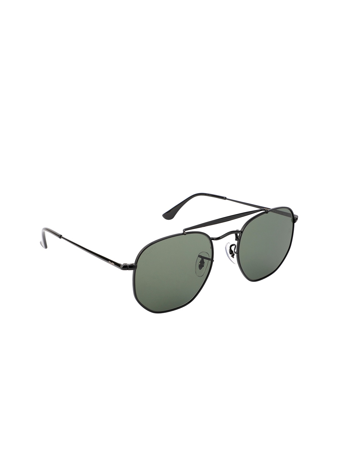 

NUMI ROADSTER Unisex Green Full Rim Aviator Sunglasses