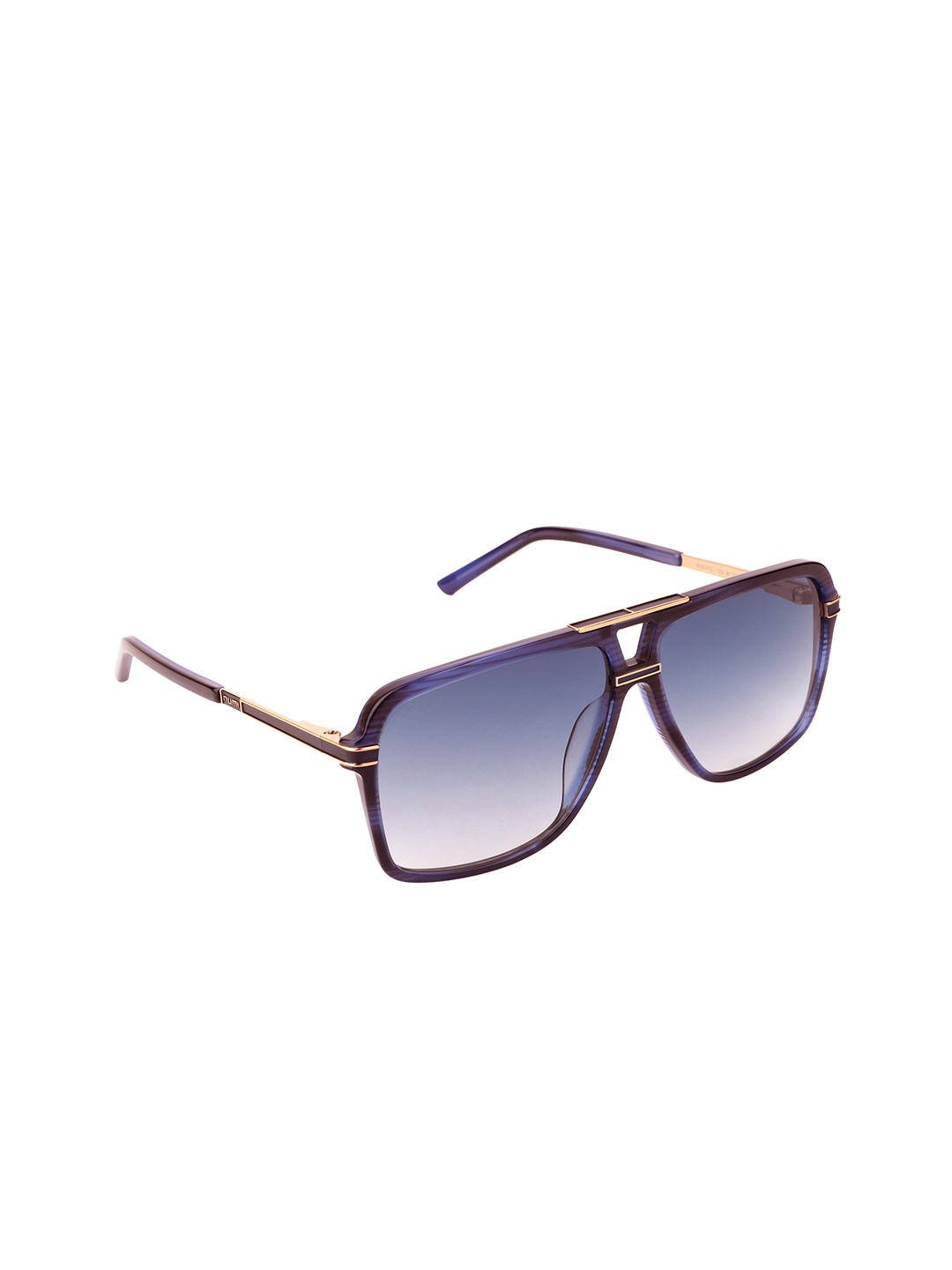 

NUMI Men Blue Lens & Blue Rectangle Sunglasses with UV Protected Lens N18141SCL4