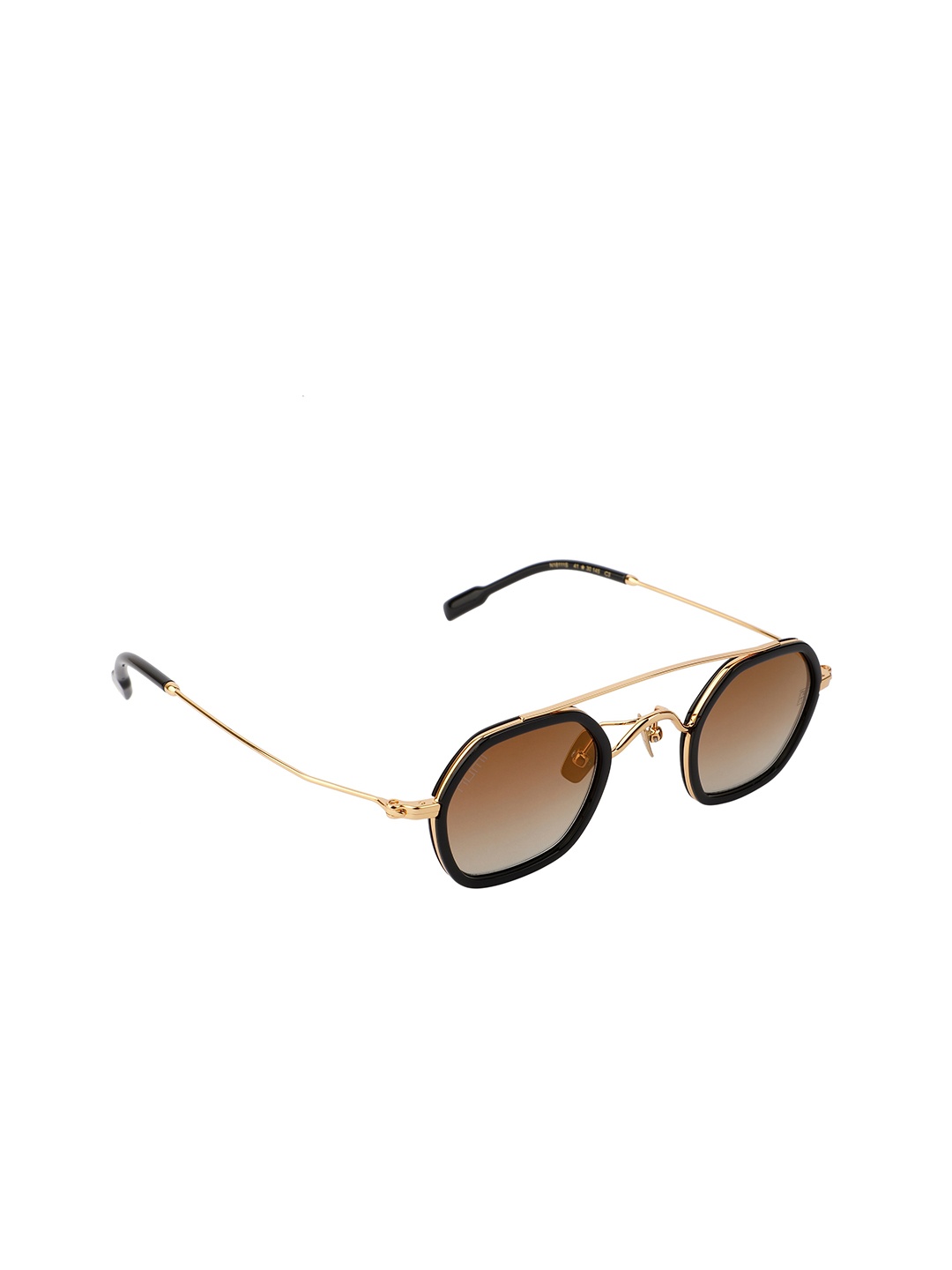 

NUMI PULSE Unisex Brown Full Rim Round Sunglasses