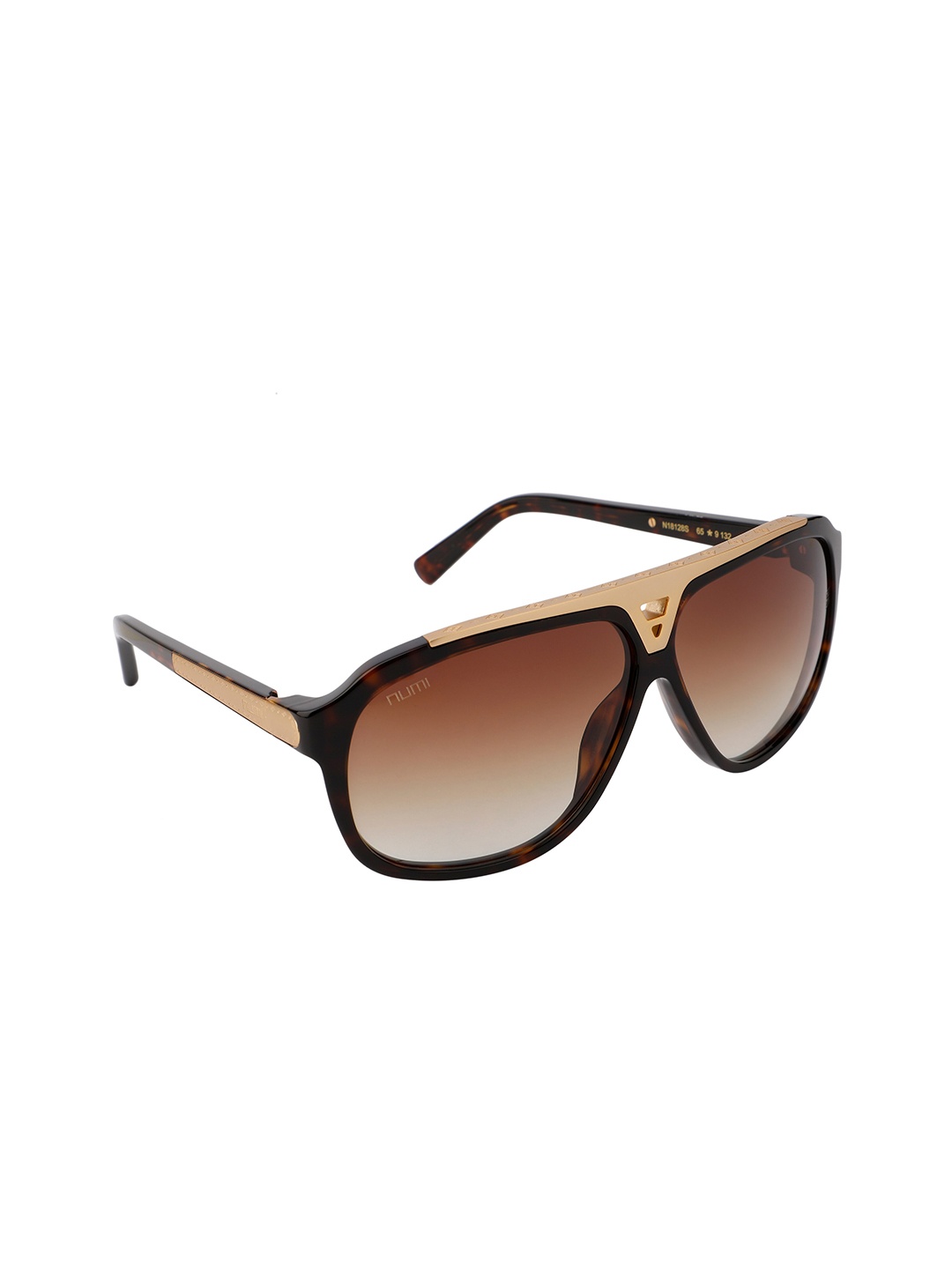 

NUMI Headliner Men Brown Full Rim Oversized Sunglasses