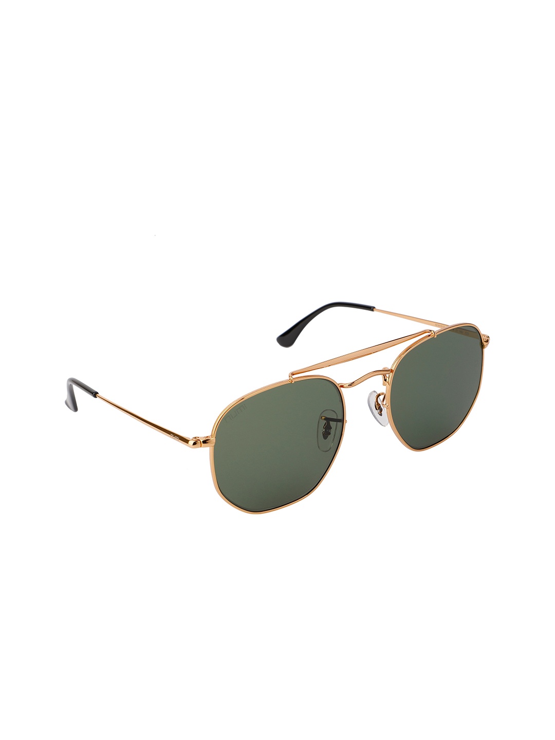 

NUMI ROADSTER Unisex Green Full Rim Aviator Sunglasses