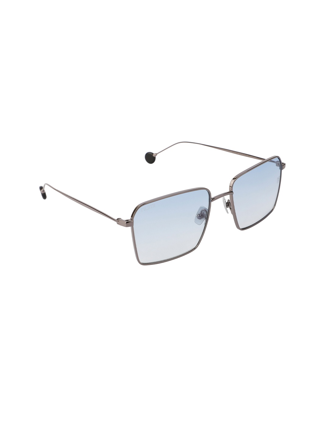 

NUMI Unisex Blue Lens & Gunmetal-Toned Square Sunglasses with UV Protected Lens-N18108SCL2