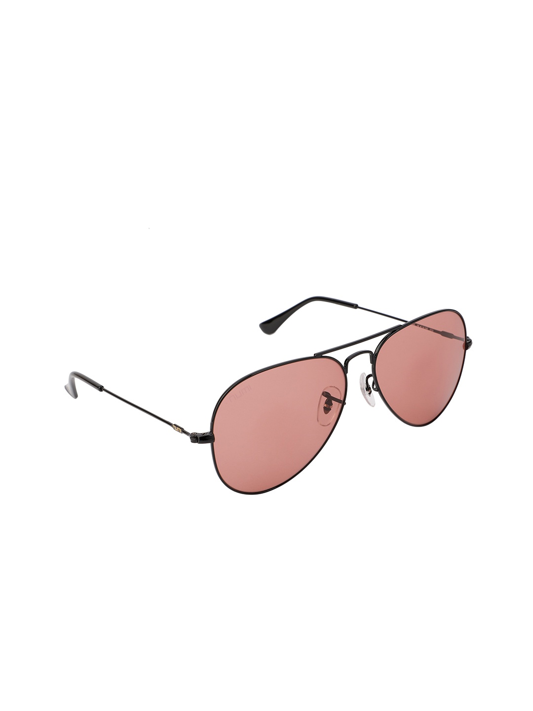 

NUMI Unisex Brown Lens & Black Aviator Sunglasses with UV Protected Lens - N18146SCL13