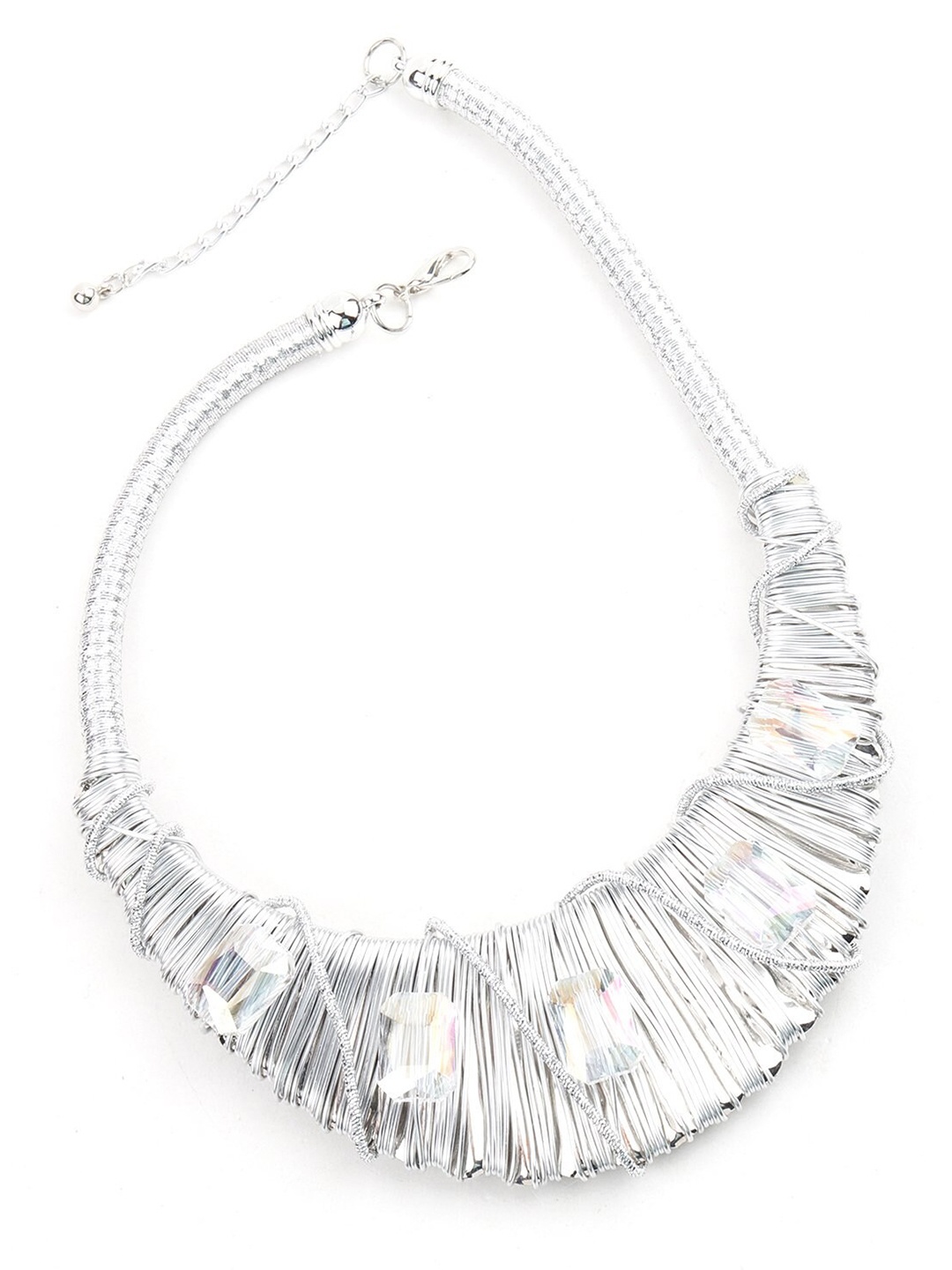 

ODETTE Women Silver-Toned Necklace