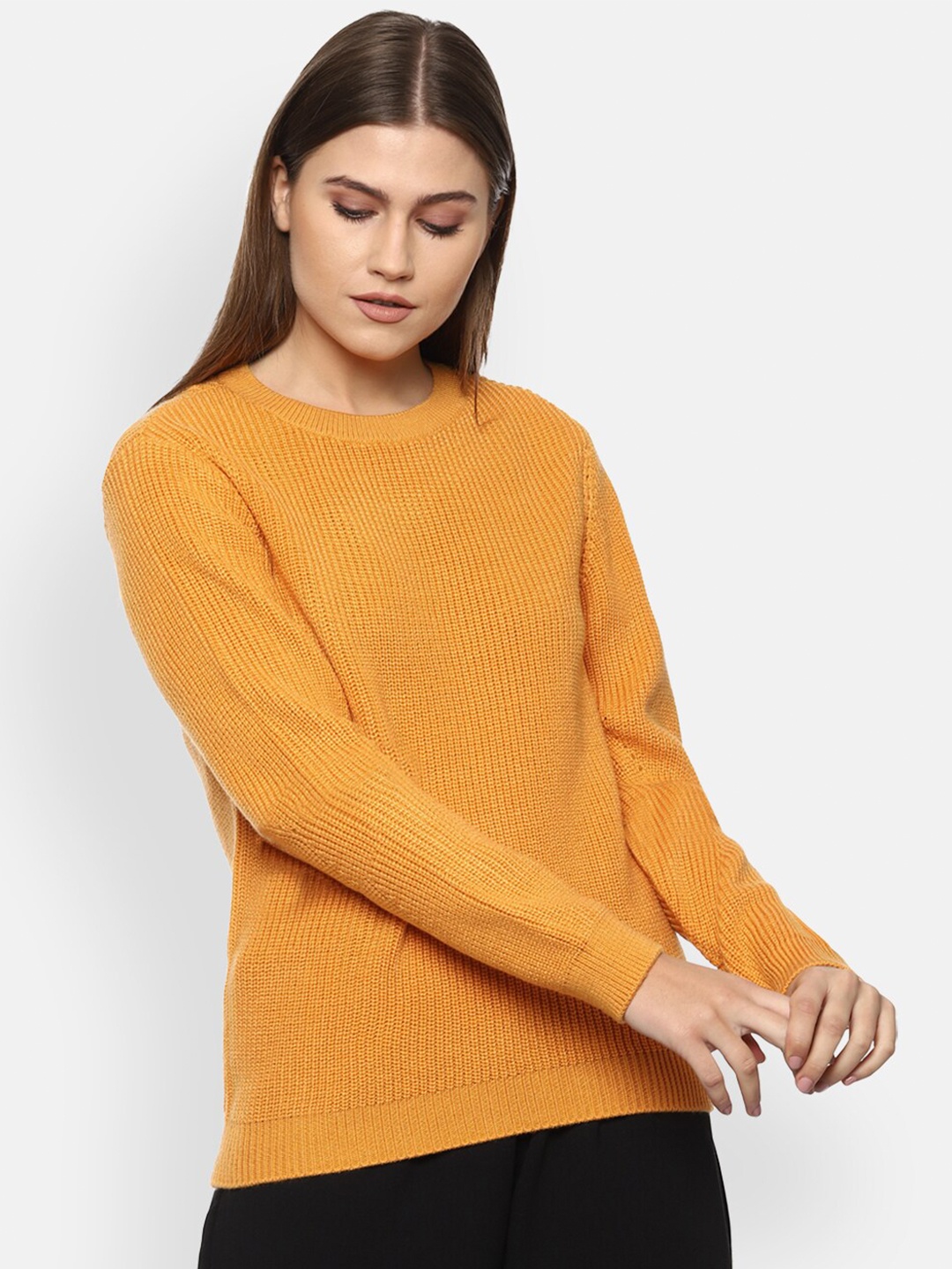 

Van Heusen Woman Yellow Pullover