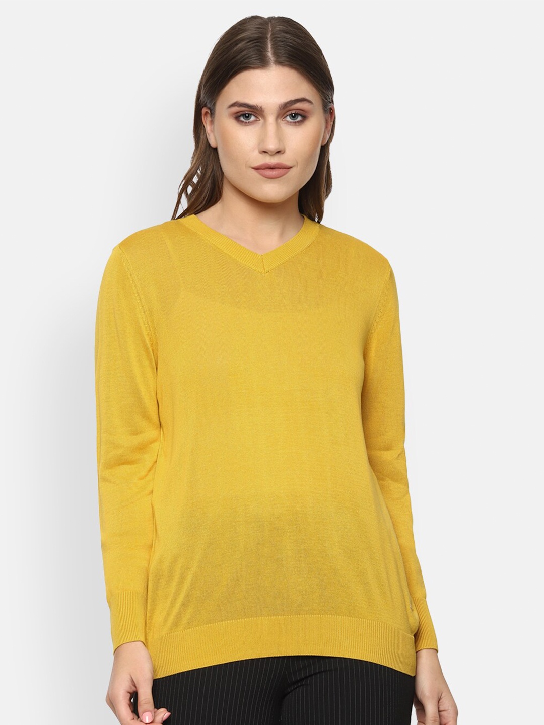 

Van Heusen Woman Yellow Pullover