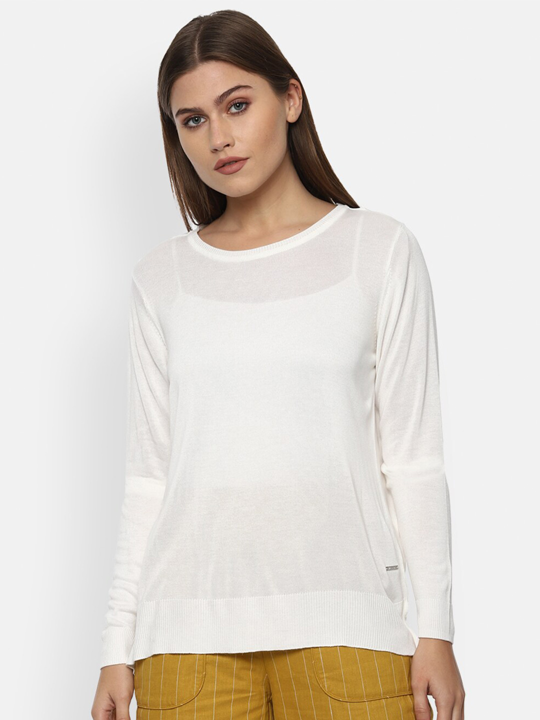 

Van Heusen Woman Women White Pullover