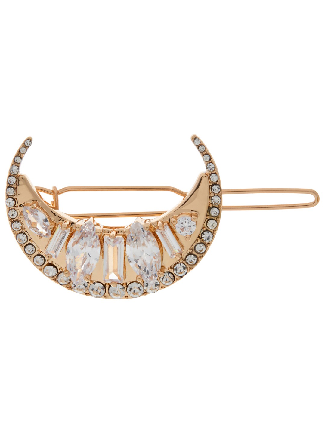 

Accessorize Women Gold-Toned & White Embellished Bobby Pins