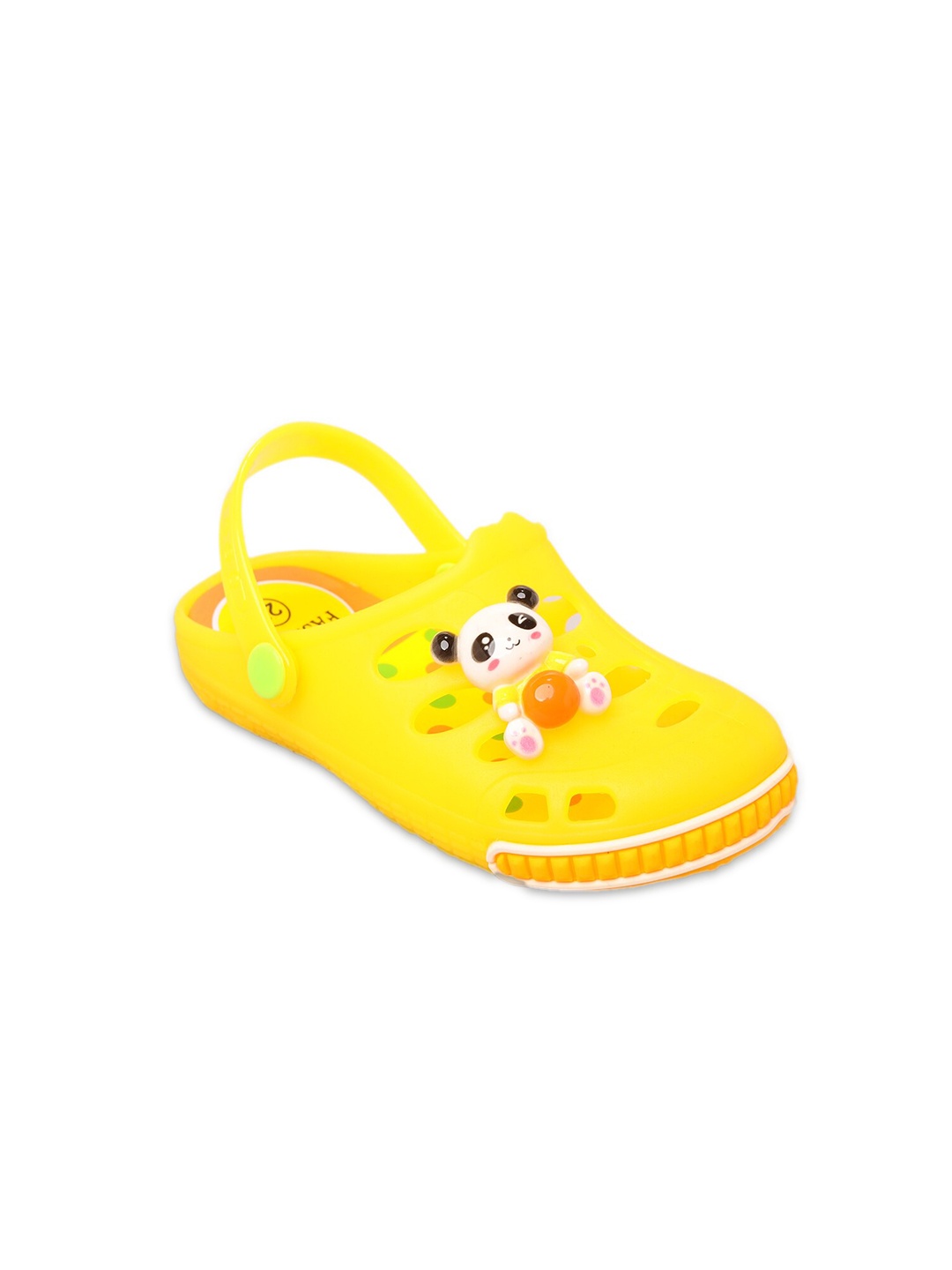 

Yellow Bee Unisex Kids Yellow & White LED Clogs