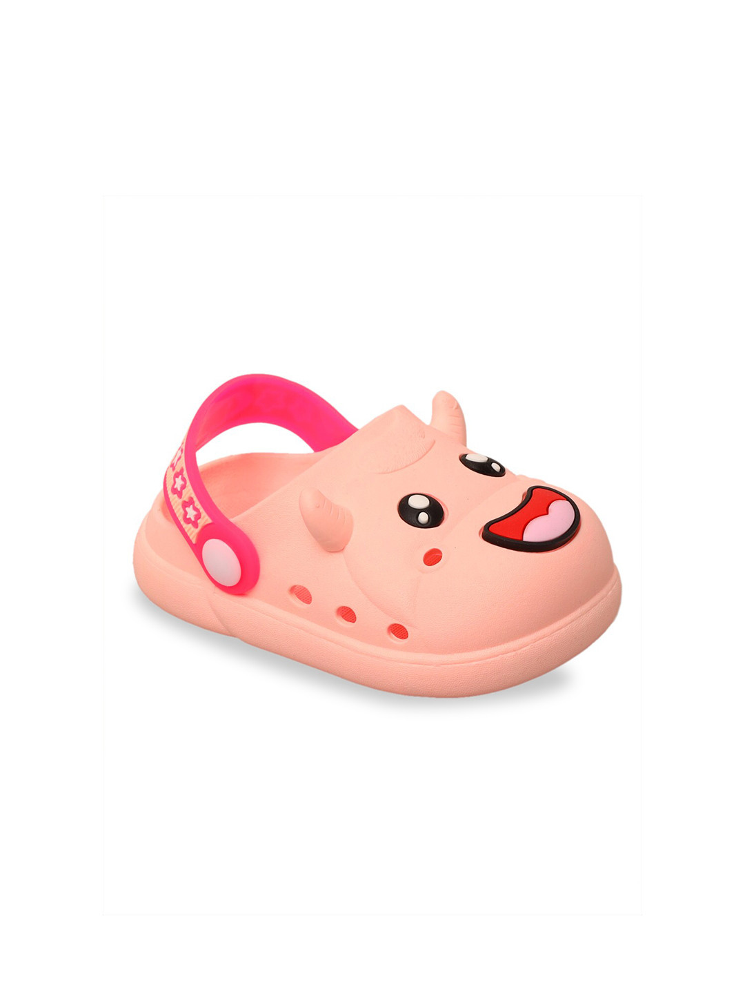 

Yellow Bee Girls Pink Clogs Sandals