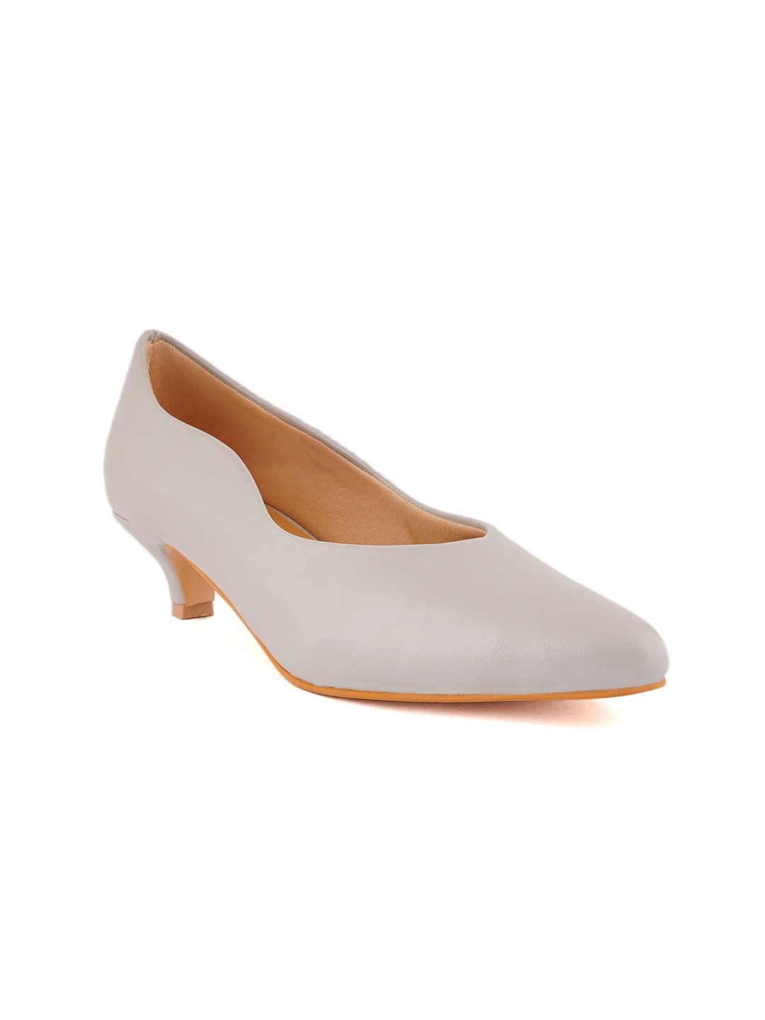 

SCENTRA Women Grey Kitten Pumps