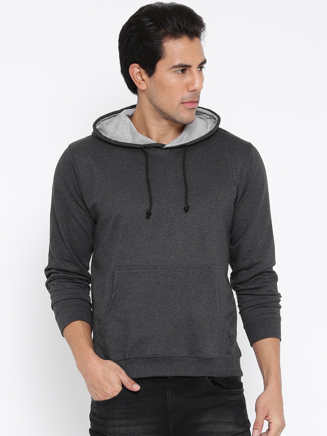 

American Crew Charcoal Grey Hooded Sweatshirt