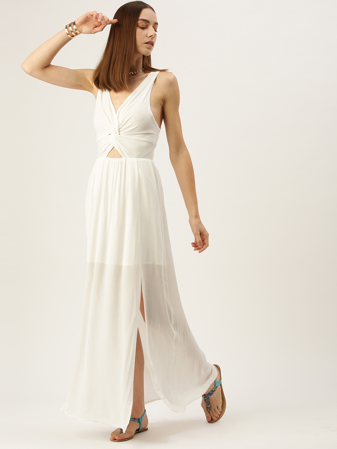 

FOREVER 21 White Maxi Dress