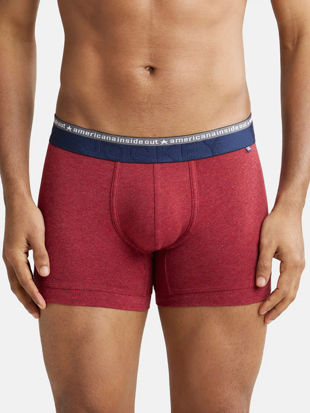 

Jockey Stretchable Trunk with Ultrasoft Waistband-US60, Red