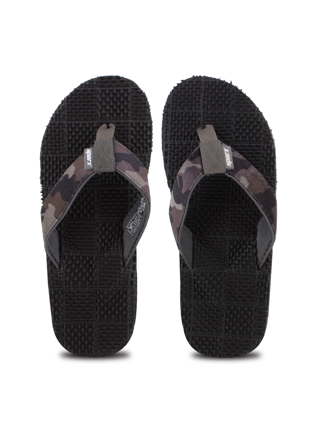 

Sparx Men Black & Grey Flip Flops