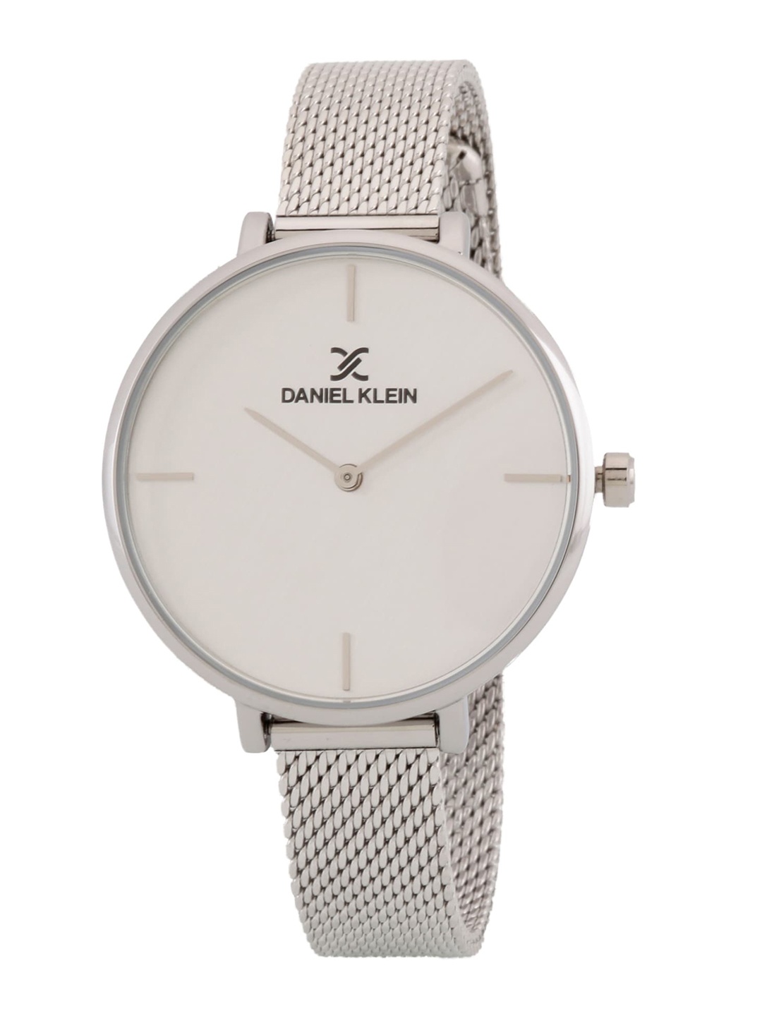 

Daniel Klein Women Silver-Toned Dial & Silver Toned Straps Analogue Watch DK.1.12778-1