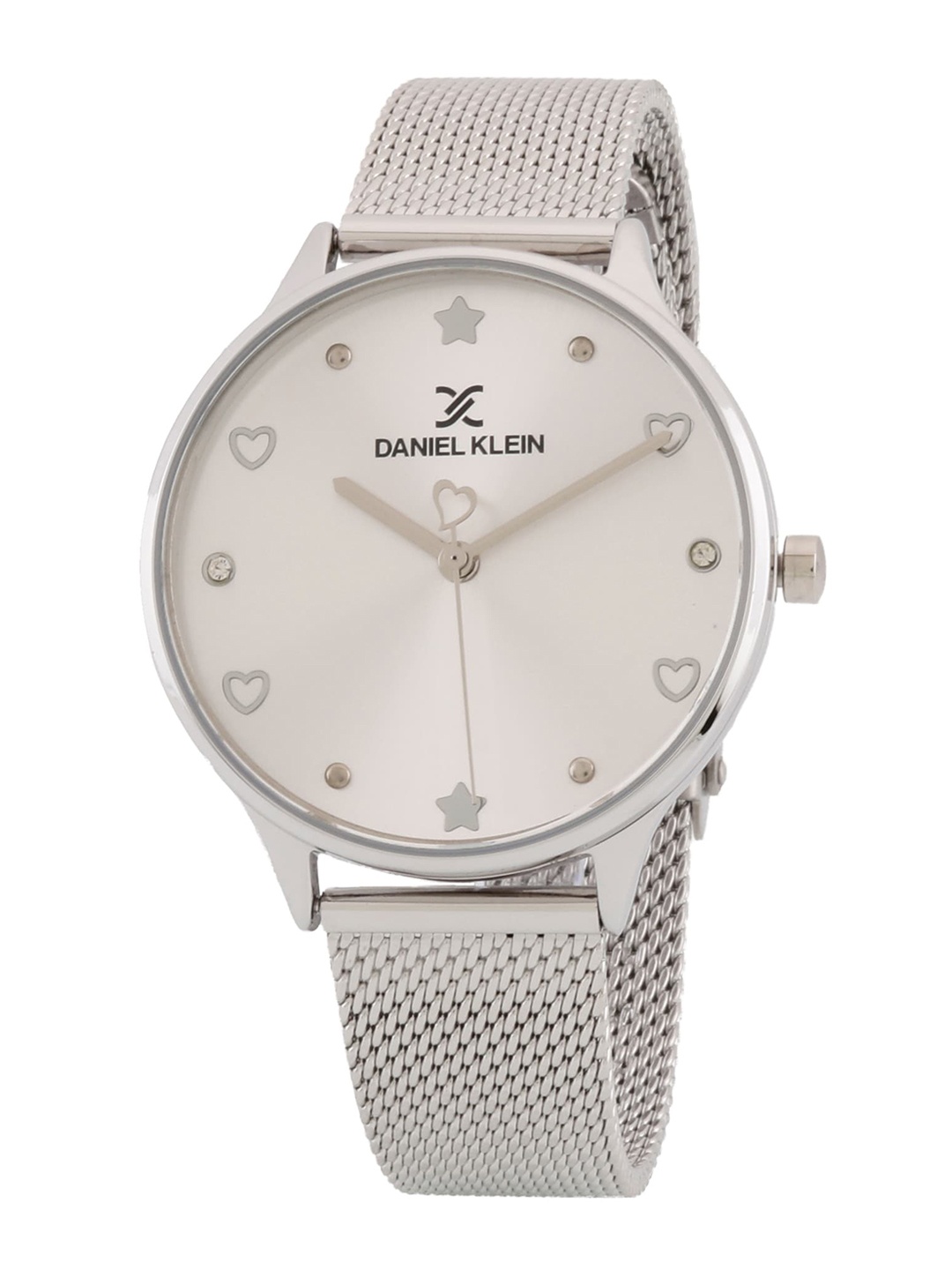 

Daniel Klein Women Silver-Toned Embellished Dial Analogue Watch - DK.1.12789-1