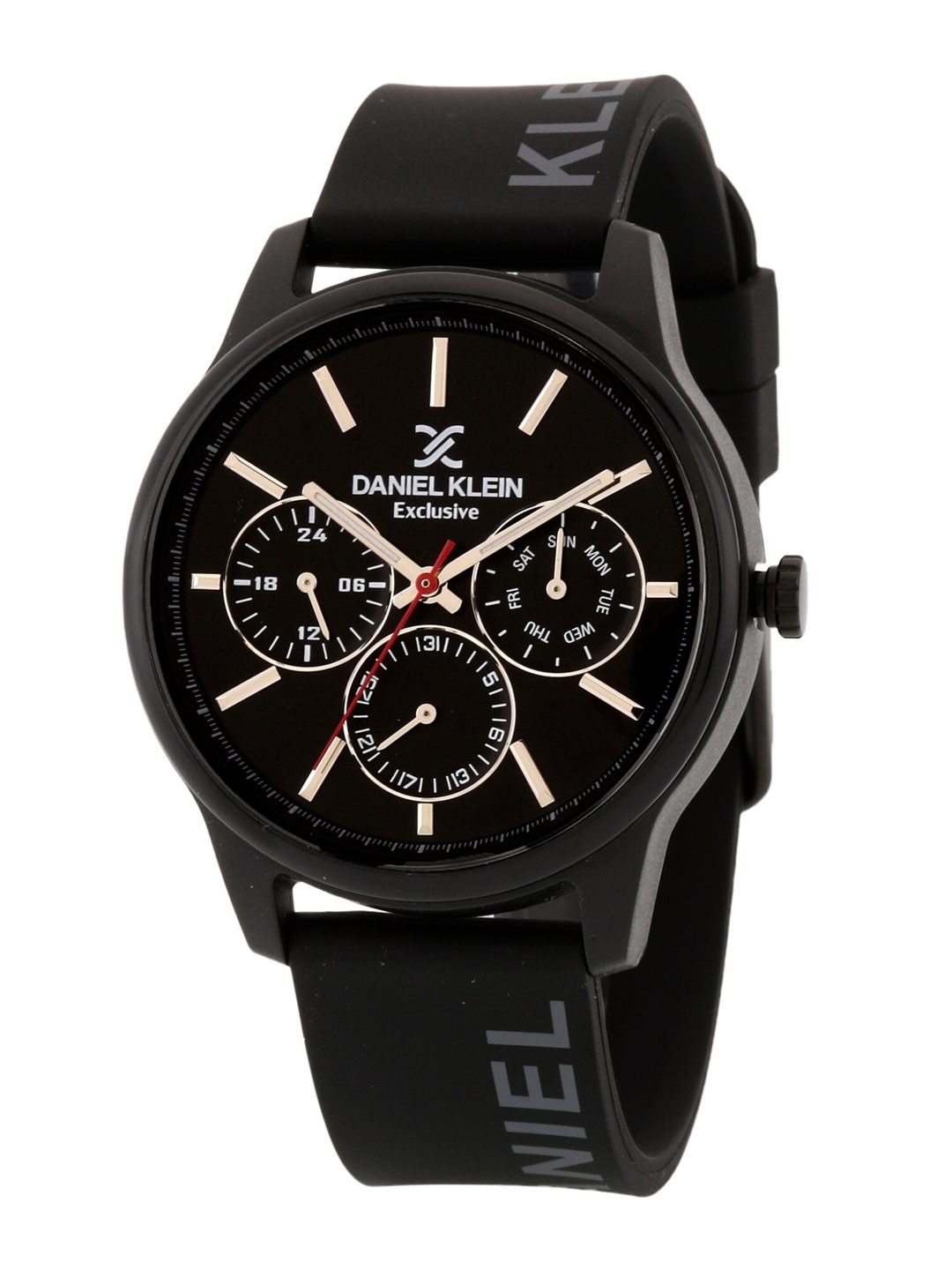 

Daniel Klein Men Black Dial & Black Straps Analogue Watch - DK.1.12868-5-Black