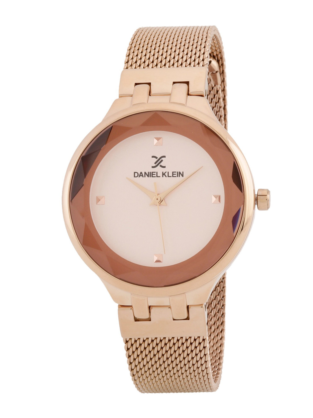 

Daniel Klein Women Rose Gold-Toned Dial & Rose Gold Toned Bracelet Straps Analogue Watch