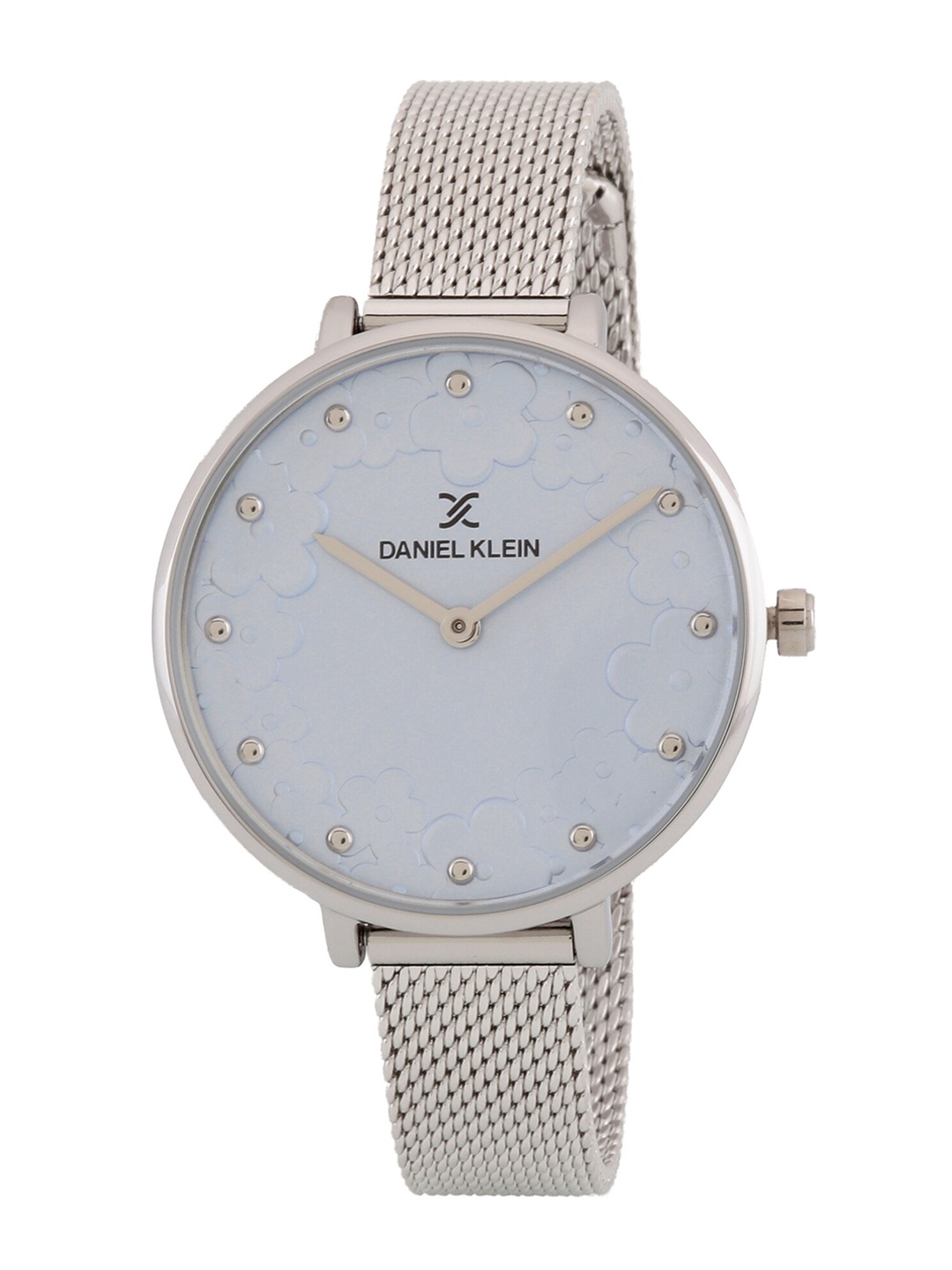 

Daniel Klein Women Blue Dial & Silver Toned Bracelet Style Straps Analogue Watch