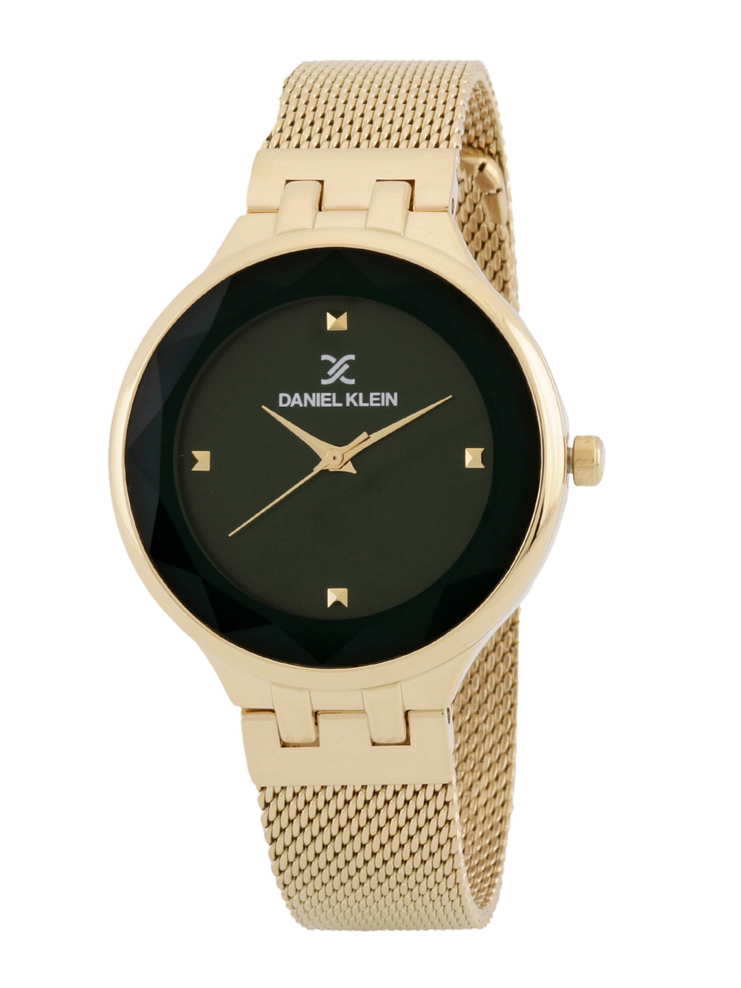 

Daniel Klein Women Green & Rose Gold Toned Bracelet Style Straps Analogue Watch