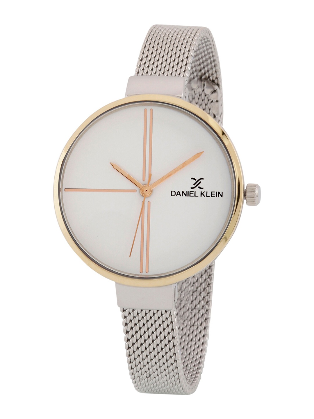 

Daniel Klein Women White Dial & Silver Toned Bracelet Style Straps Analogue Watch