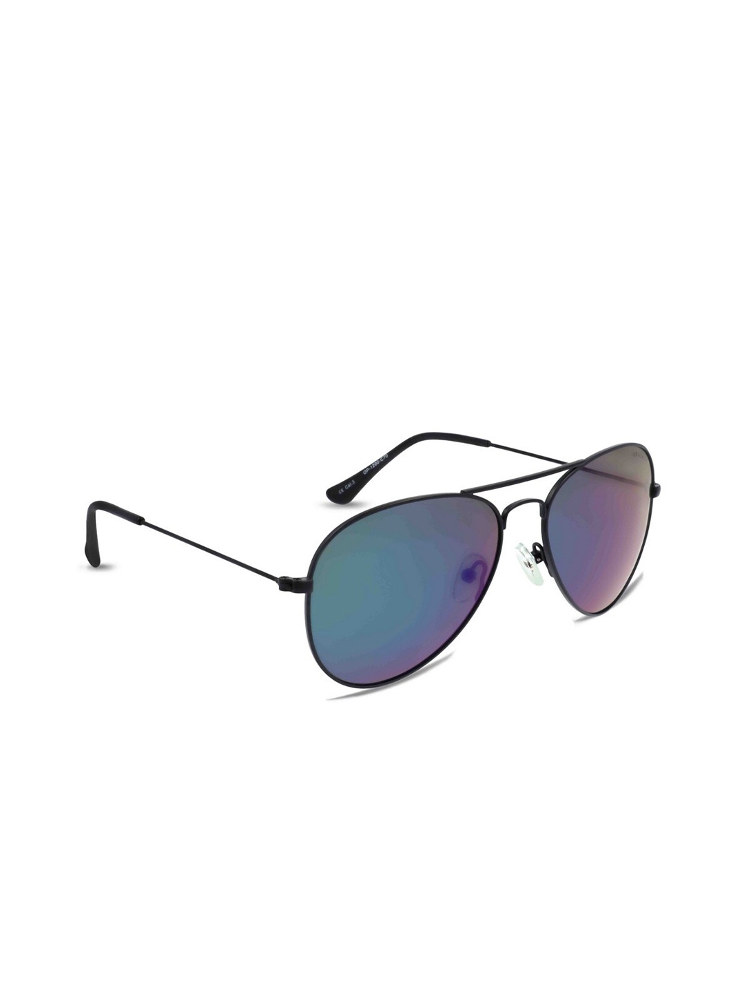 

OPIUM Unisex Blue Lens & Black Aviator Sunglass with UV Protected Lens OP-1200-C70