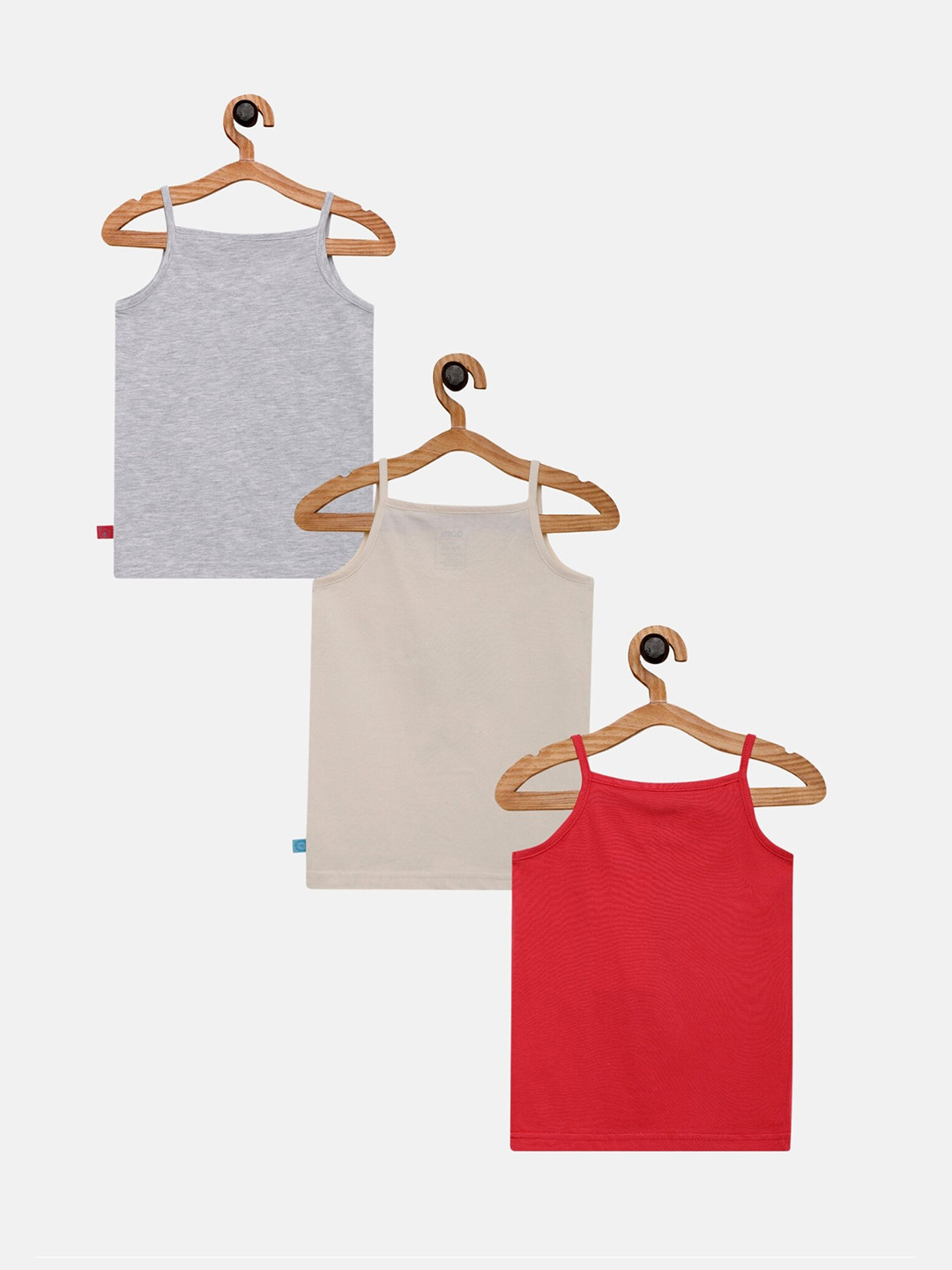 

Aomi Unisex Kids Multicolored Pack of 3 Tank Tops, Multi