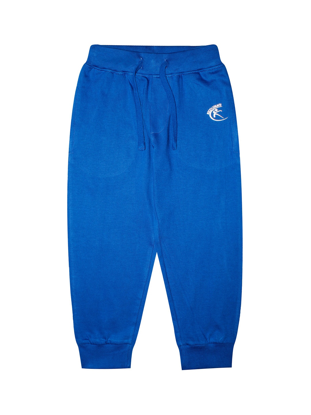 

KiddoPanti Kids Blue Solid Pure Cotton Joggers
