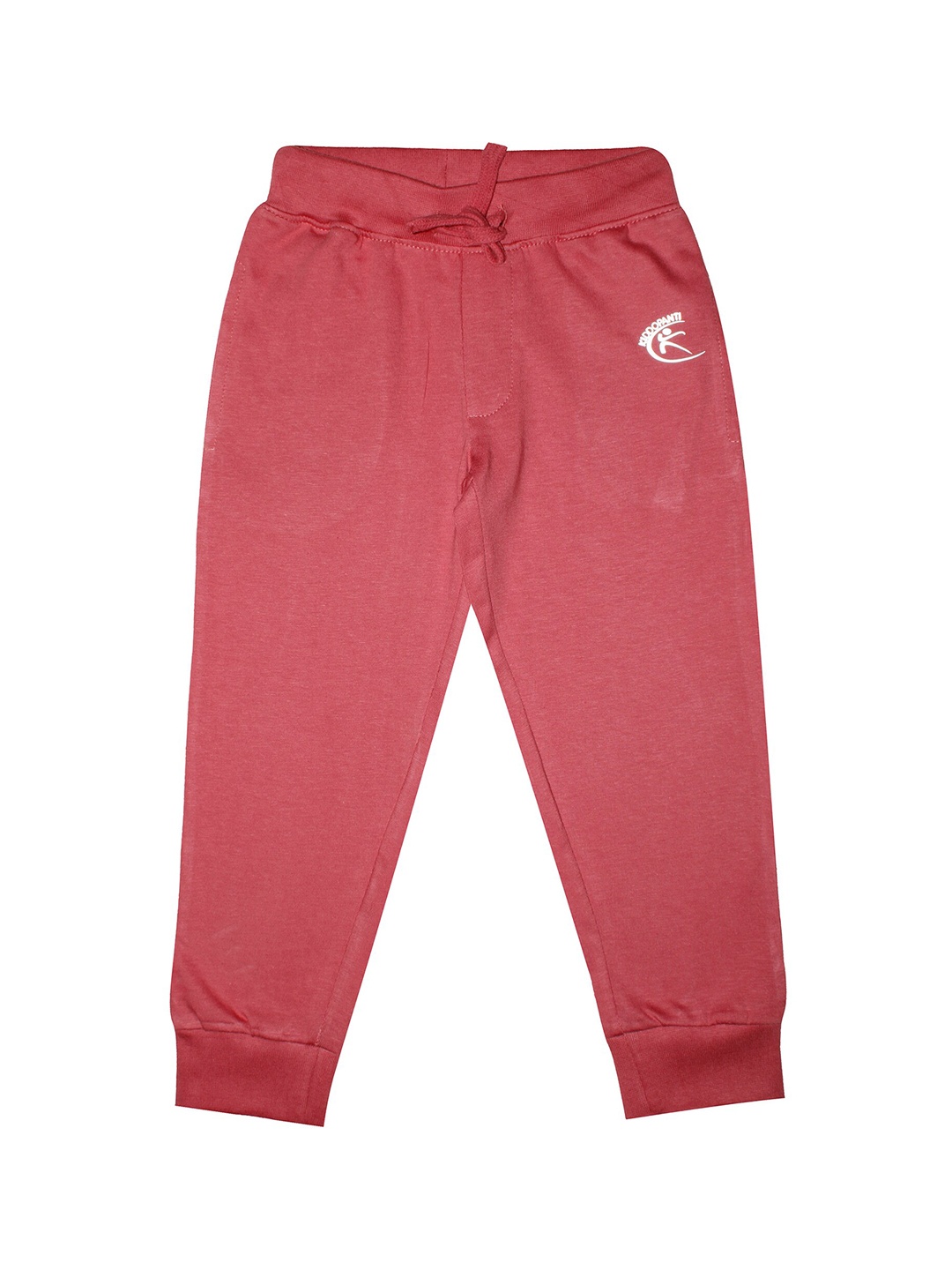 

KiddoPanti Kids Rose-Pink Pure Cotton Joggers