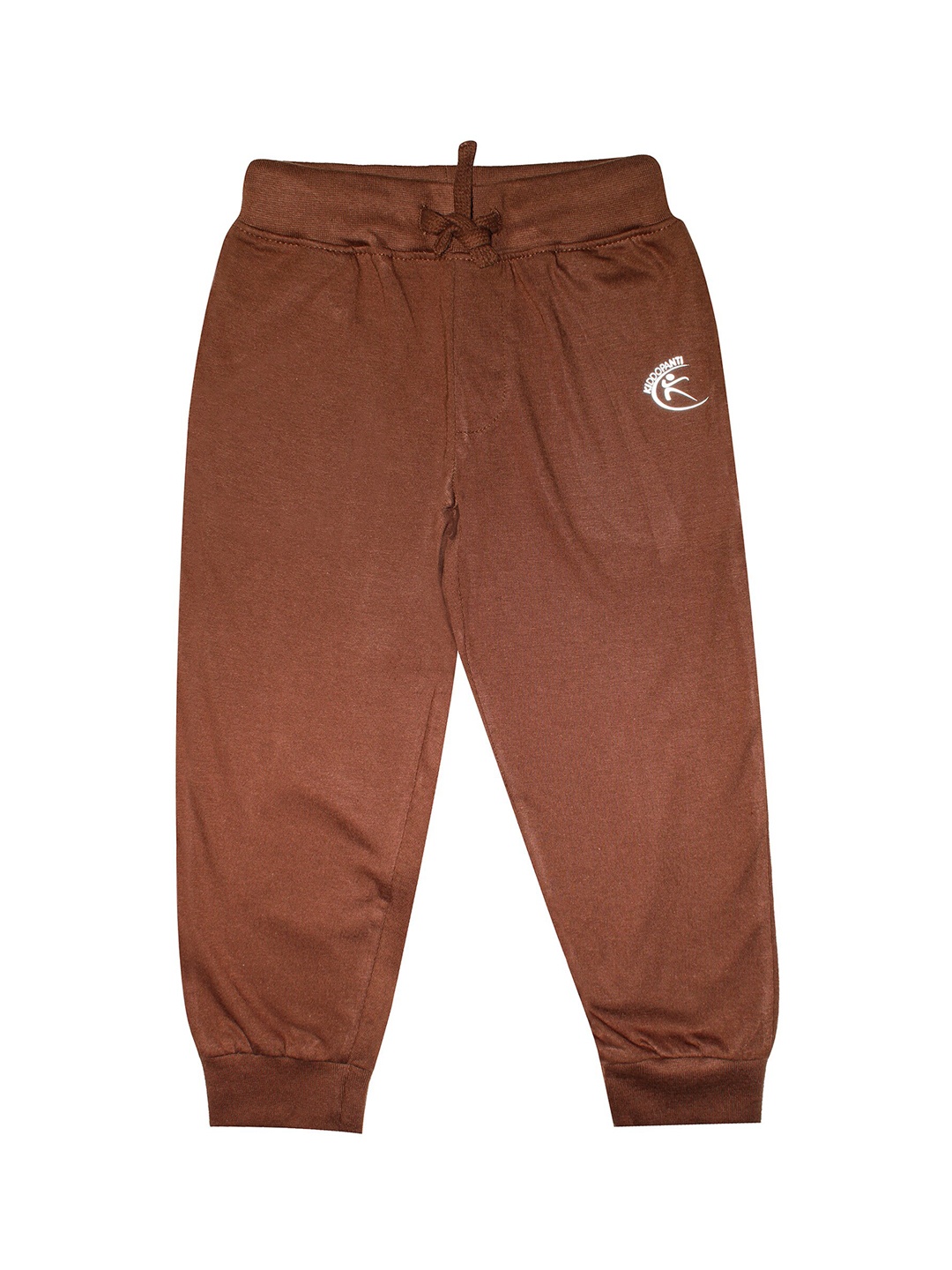 

KiddoPanti Kids Coffee-Brown Pure Cotton Joggers