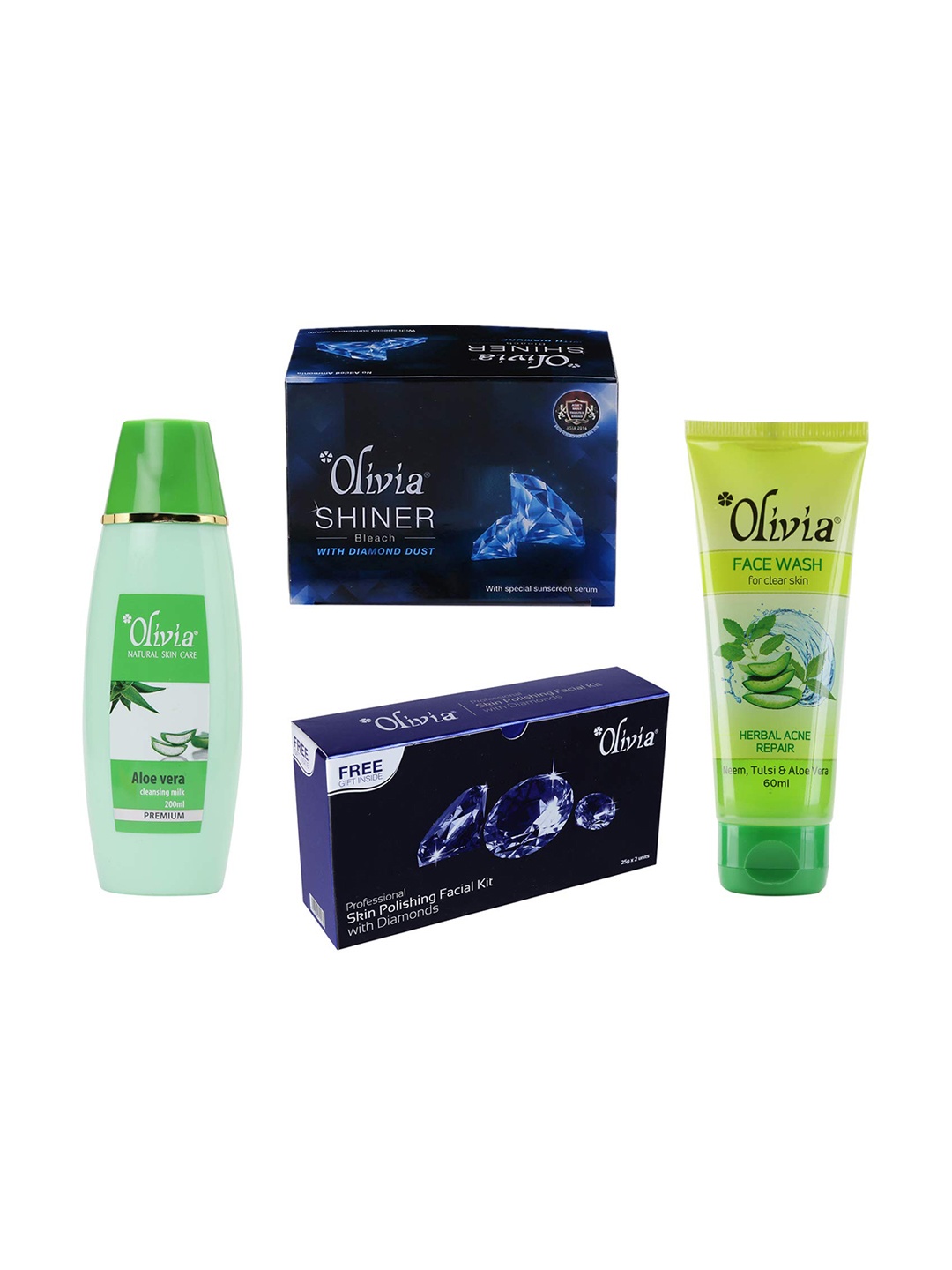 

Olivia Skin Polishing Treatment Kit For All Types Of Skin, Multi