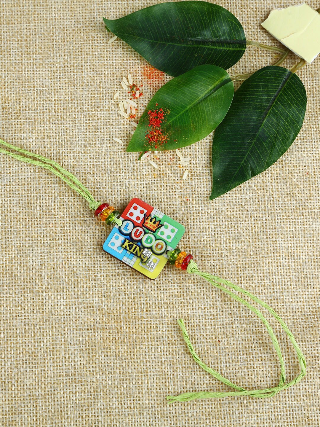 

Aapno Rajasthan Kids Funky Ludo King Rakhi, Multi