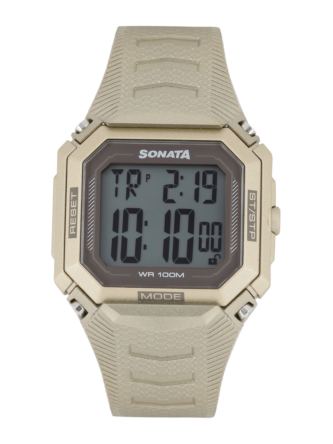 

Sonata Men Gold-Toned Superfiber Digital Watch 77048PP01J