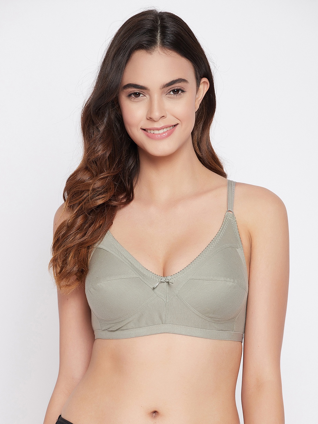 

Clovia Grey Everyday Bra-Full Coverage BR0185U0132B