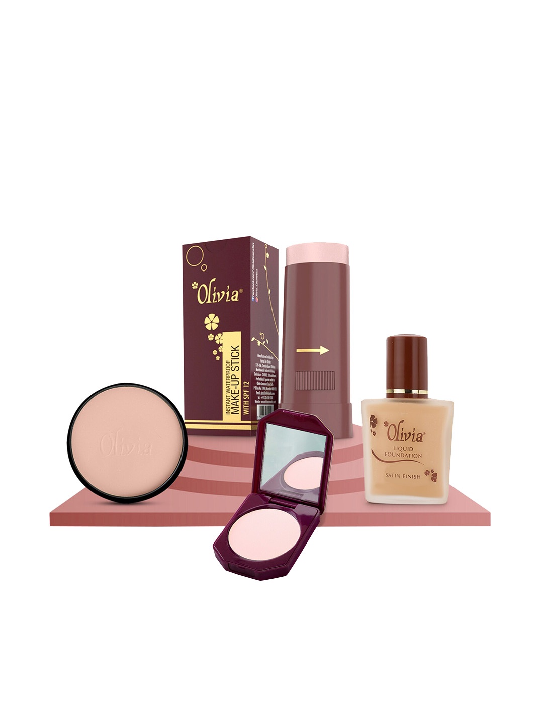 

Olivia Makeup Kit for Fair Skin Tone, Multi