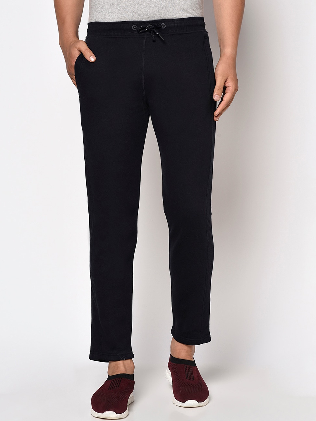 

Octave Men Black Pure Cotton Track Pants