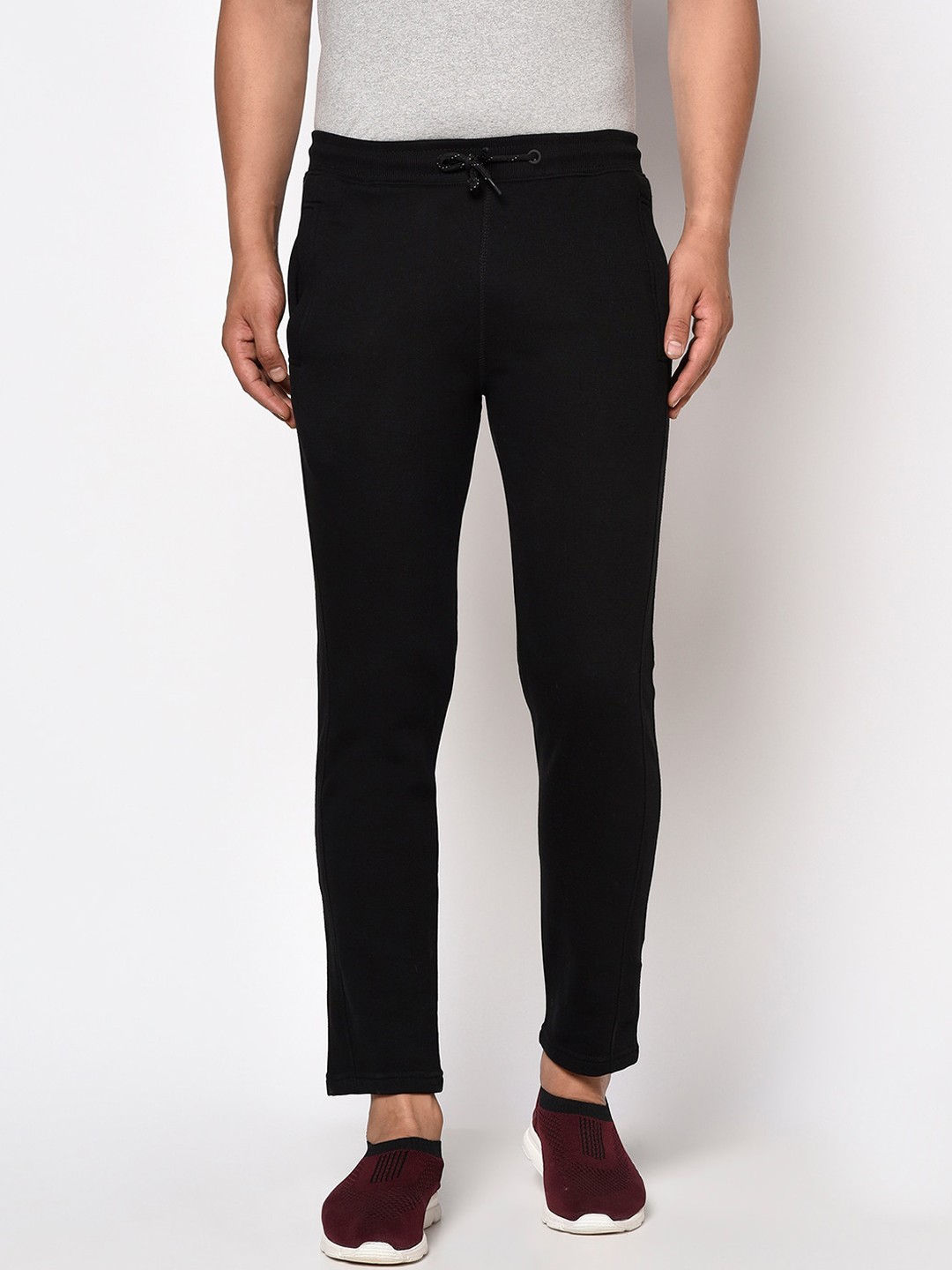 

Octave Men Black Cotton Track Pants