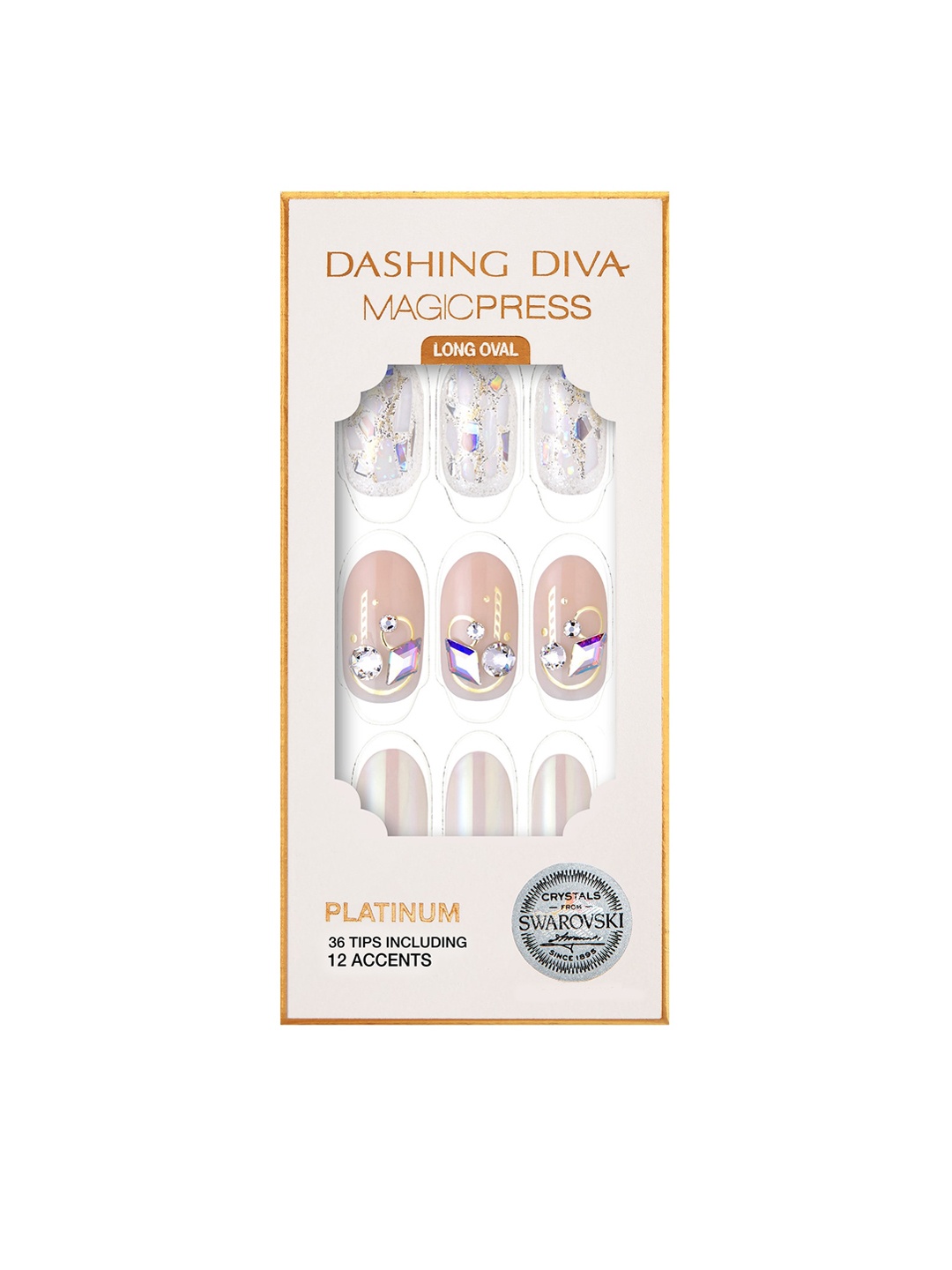 

Dashing Diva MAGICPRESS Promise Nails, Cream