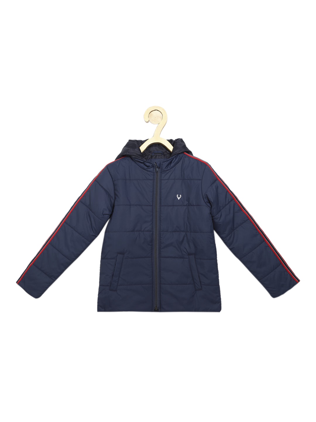 

Allen Solly Junior Boys Navy Blue Hooded Puffer Jacket