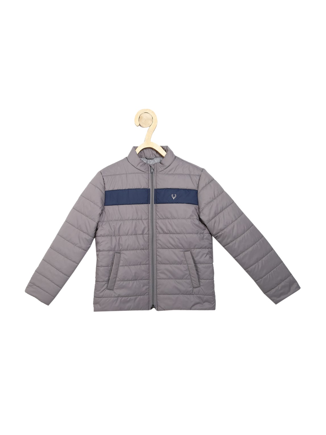 

Allen Solly Junior Boys Grey Blue Puffer Jacket