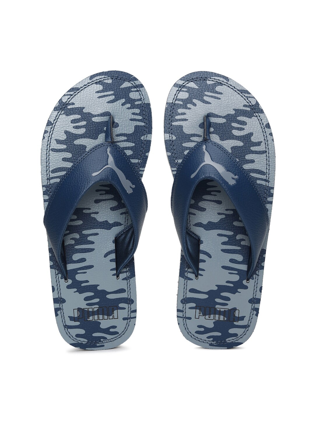 

Puma Men Blue & Grey Colourblocked Thong Flip-Flops